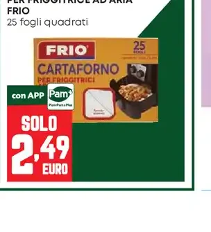 Cartaforno per friggitrice ad aria Frio