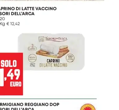 Caprino di latte vaccino Tesori dell'Arca