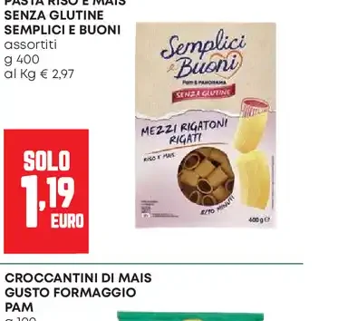Pasta riso e mais senza glutine