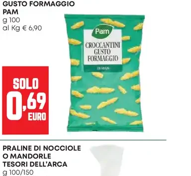 Croccantini di mais gusto formaggio