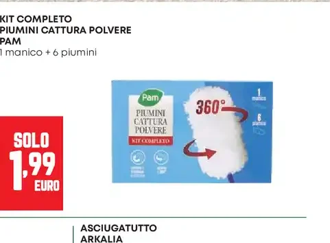 Kit completo piumini cattura polvere