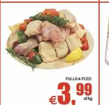 Pollo a pezzi