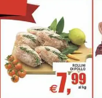 Rollini di pollo