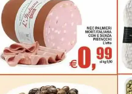 Mec Palmieri mortadella pistacchio