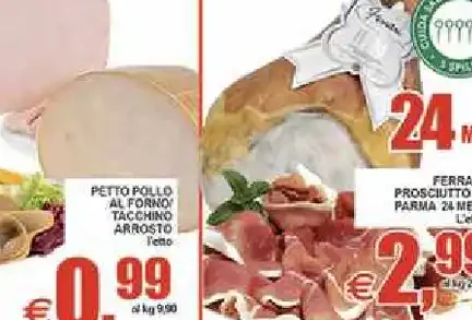 Petto pollo al forno tacchino arrosto