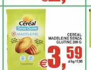 Cereal Madeleines Senza Glutine