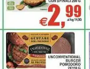 Unconventional Burger Pomodoro
