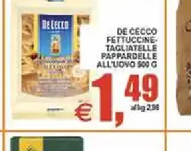 De Cecco Fettuccine
