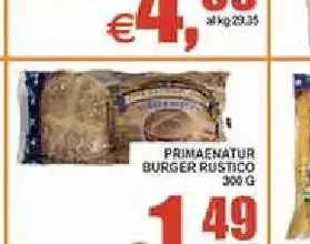 Prima Natura Burger Rustico