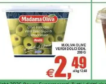 Olive verdi dolci