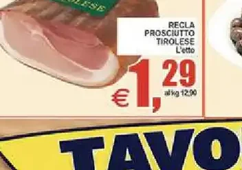 Prosciutto tirolese