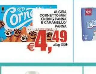 Cornetti panna e caramello