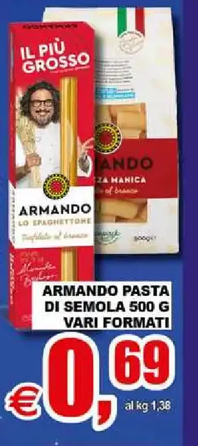Pasta di semola vari formati