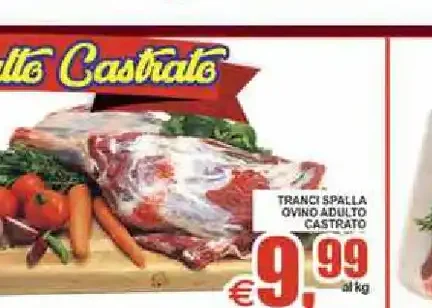 Tranci spalla ovino adulto castrato