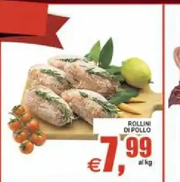 Rollini di pollo