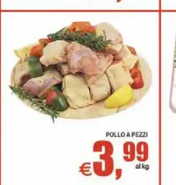 Pollo a pezzi