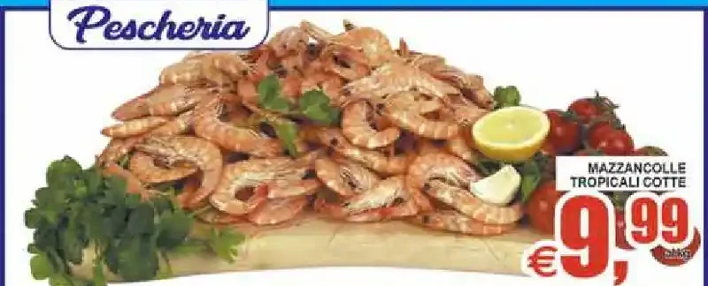 Mazzancolle tropicali cotte