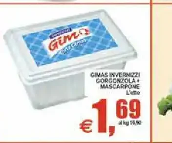 Gimass Inverni gorgonzola e mascarpone
