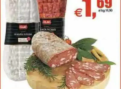Clai salame spianata romana