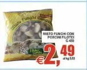 Funghi porcini affettati