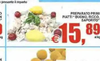 Preparato primi piatti