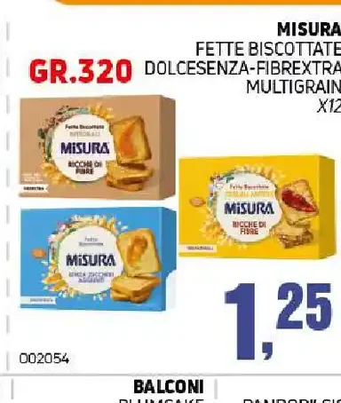 Fette biscottate Misura