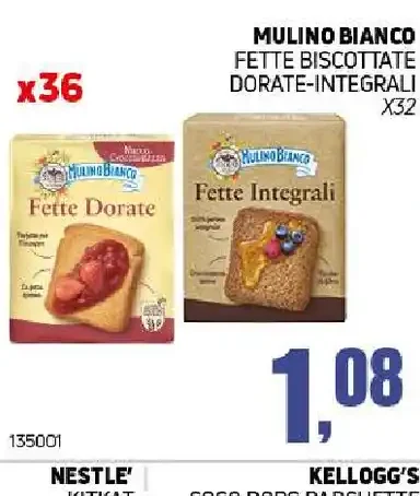 Fette biscottate Mulino Bianco