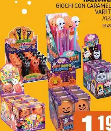 Giochi con caramelle Halloween