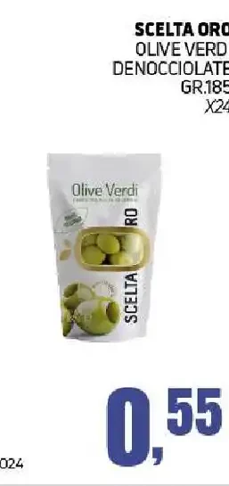 Olive verdi denocciolate