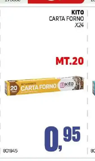 Carta forno Kito