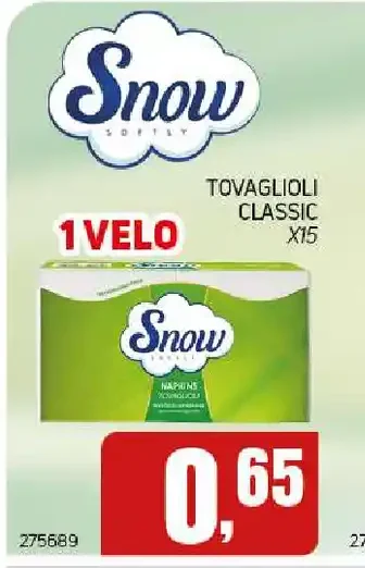 Tovaglioli Snow Classic