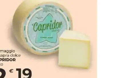 Formaggio di capra dolce Capridor