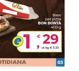 Base per pizza Bon Bonta