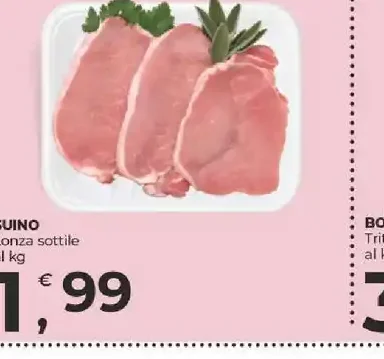 Lonza sottile di suino