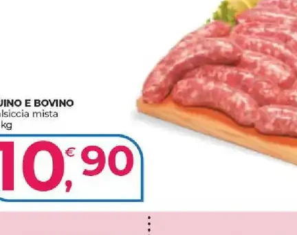 Salsiccia mista suino e bovino