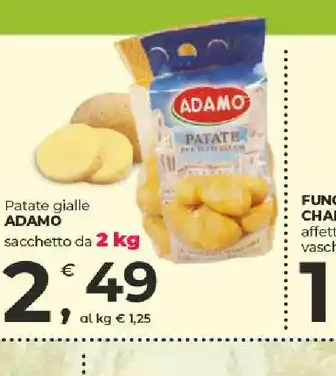Patate gialle Adamo
