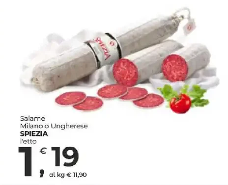 Salame Milano o Ungherese Spiezia