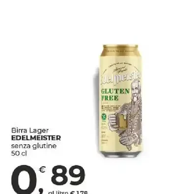 Birra Lager Edelmeister senza glutine