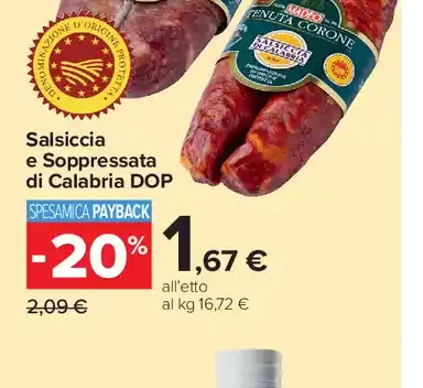 Salsiccia e Soppressata di Calabria DOP