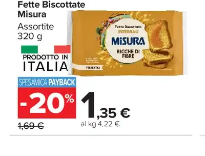 Fette Biscottate Misura