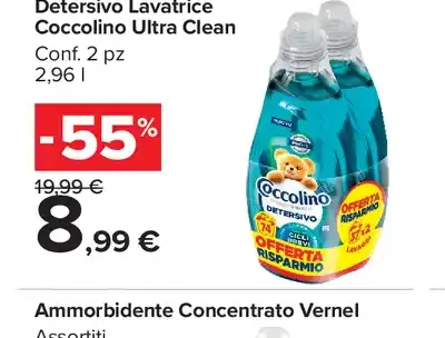 Detersivo Lavatrice Coccolino Ultra Clean