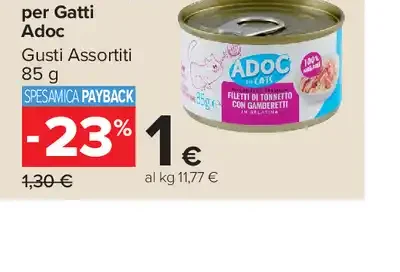 Alimento Umido per Gatti Adoc