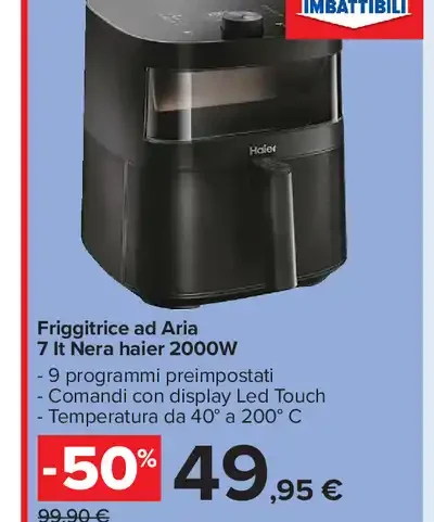 Friggitrice ad Aria Haier