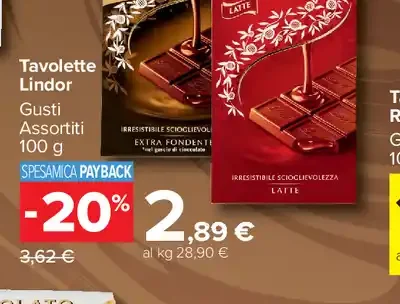 Tavolette Lindor