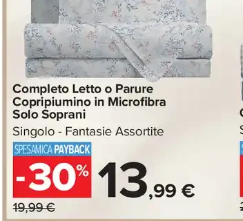 Completo letto o parure copripiumino