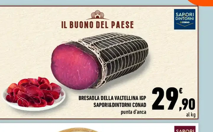 Bresaola della Valtellina IGP Sapori&Dintorni Conad