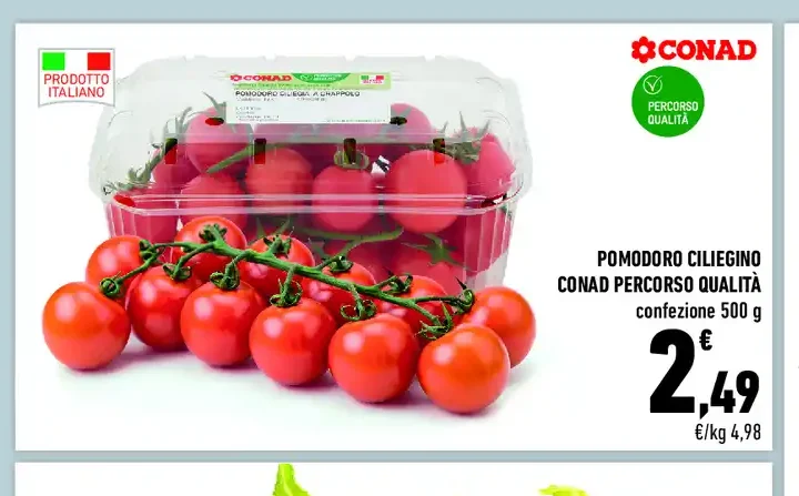 Pomodoro ciliegino Conad Percorso Qualità