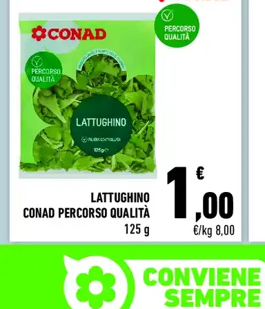 Lattughino Conad Percorso Qualità