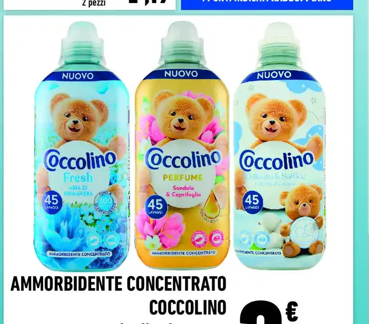 Ammorbidente concentrato Coccolino