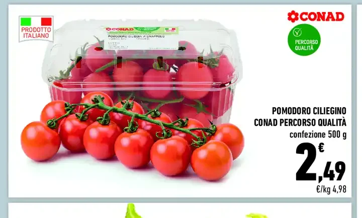 Pomodoro ciliegino Conad Percorso Qualità